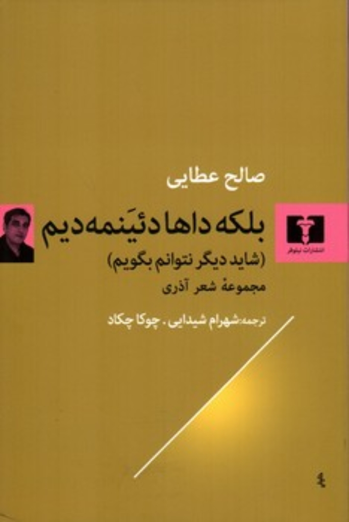 تصویر  بلکه داها دئینمه دیم - شاید دیگر نتوانم بگویم - مجموعه شعر آذری (رقعی-شمیز)